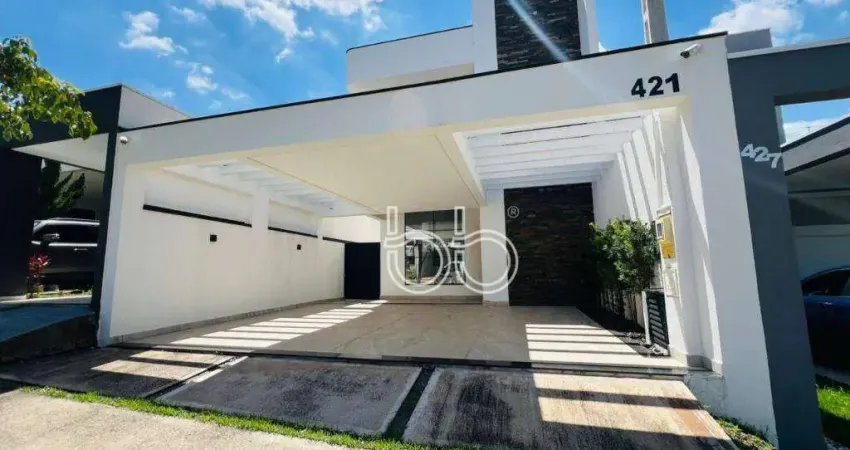 Casa com 3 dormitórios, 163 m² - venda por R$ 1.460.000,00 ou aluguel por R$ 7.000,00/mês - Condomínio Park Real - Indaiatuba/SP