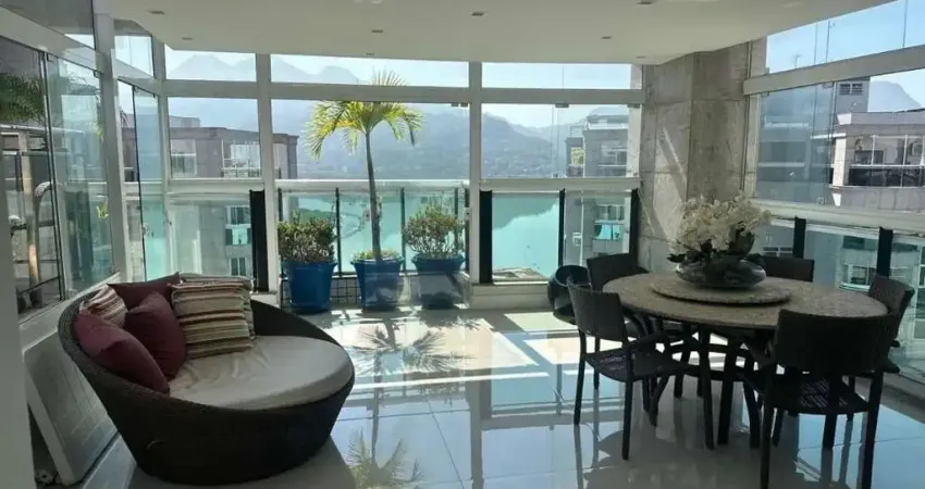 Cobertura para venda em rio de janeiro, barra da tijuca, 3 dormitórios, 3 suítes, 6 banheiros, 3 vagas