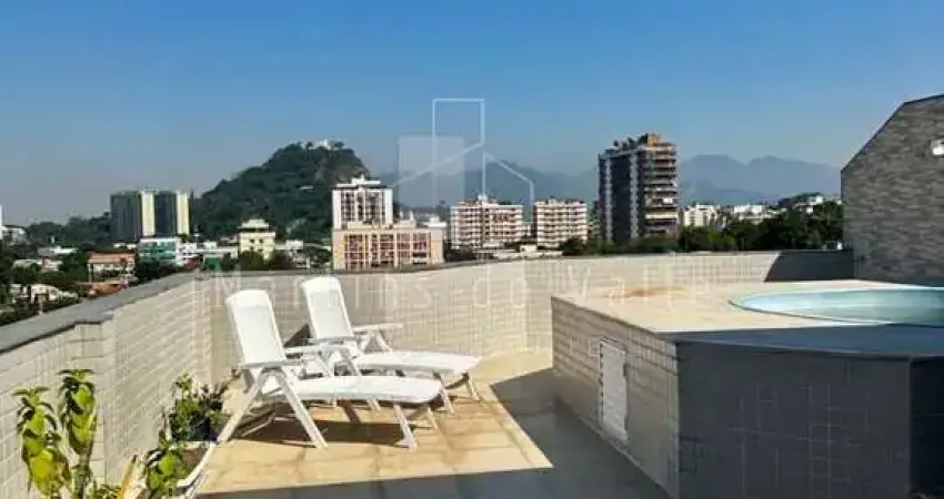 Cobertura para venda em rio de janeiro, freguesia (jacarepaguá), 3 dormitórios, 1 suíte, 4 banheiros, 2 vagas