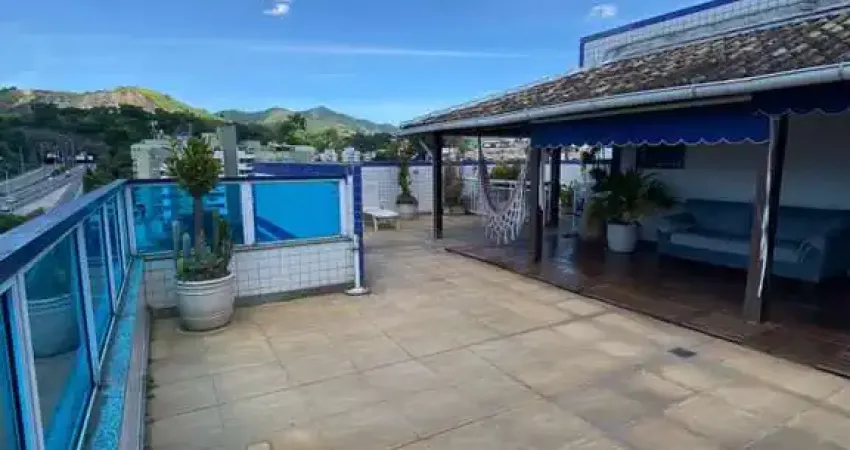 Cobertura para venda em rio de janeiro, freguesia (jacarepaguá), 4 dormitórios, 1 suíte, 5 banheiros, 2 vagas