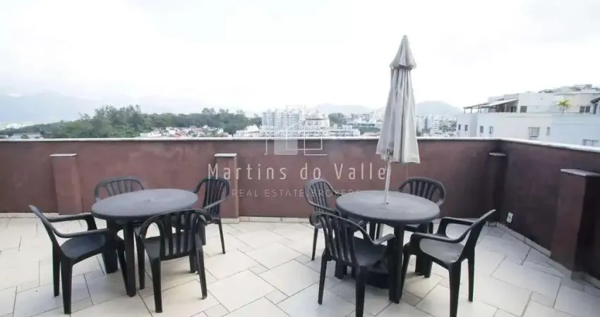 Cobertura para locação em rio de janeiro, freguesia (jacarepaguá), 4 dormitórios, 1 suíte, 3 banheiros, 1 vaga