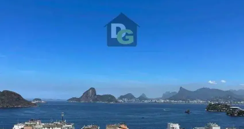 Venda. miolo de icaraí. niterói. imperdível! cobertrura vista total mar com lazer privativo. 3 vagas