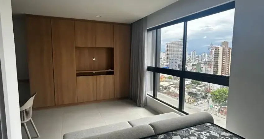 Loft mobiliado e equipado pronto para mora no centro de itajaí