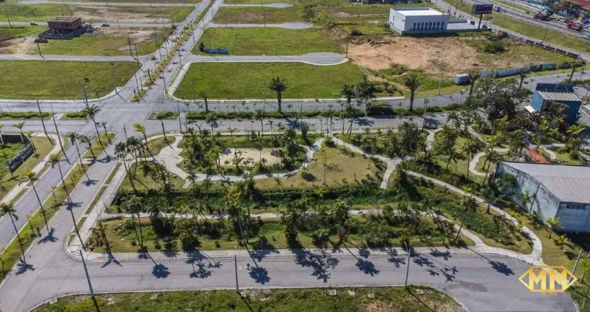 Terreno no loteamento real parque na sc403 caminho para praia dos ingleses, santinho e demais praias do norte.