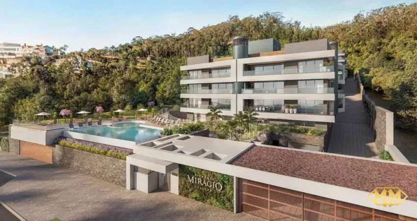 Amplo apartamento garden com 03 suítes no residnecial miragio cacupé