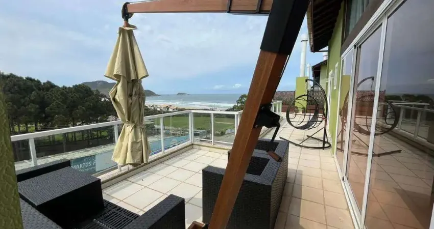 Cobertura residencial à venda na praia do santinho, florianópolis – 6 suítes, 231 m² privativos + 295 m² de área externa