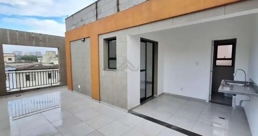 Cobertura para locação em são bernardo do campo, jardim do mar, 3 dormitórios, 1 suíte, 3 banheiros, 2 vagas