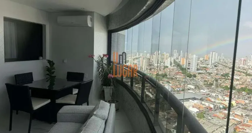 Aluguel cop 30: apartamento de 4 suites no edificio piazza savonna, umarizal, belem - pa
