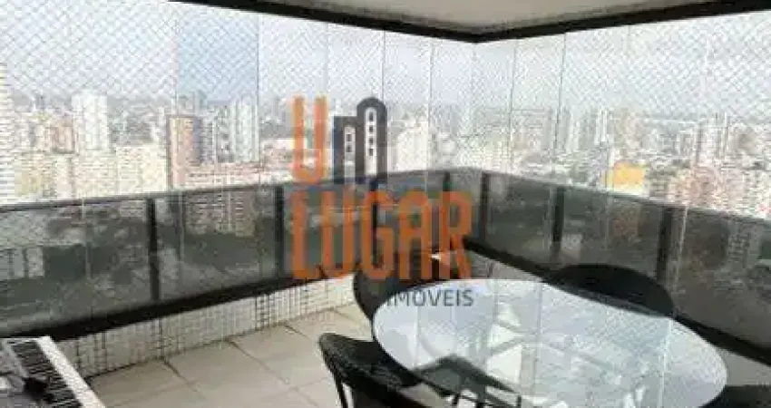 Venda: ampla cobertura duplex mobiliada com 4 suites no ed. rio danubio, nazare