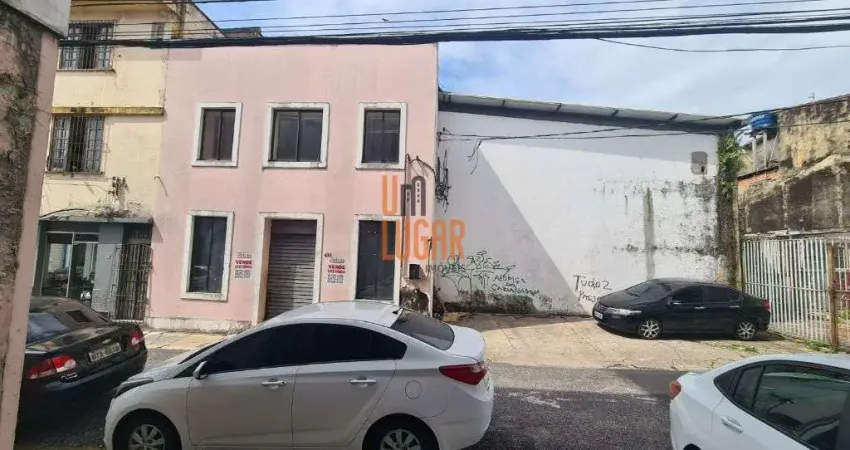 Ponto comercial amplo com 2 pavimentos e estacionamento na campina, belem-pa