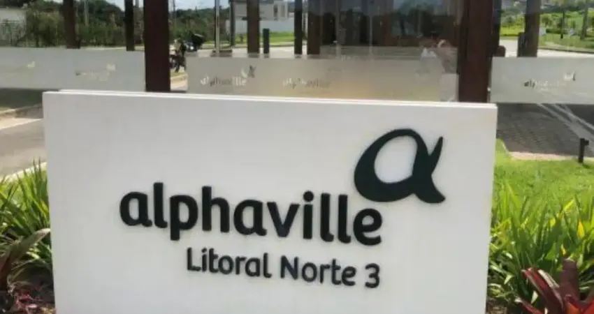 Terreno em condomínio fechado à venda na Rua Sucupira, sn, Alphaville Litoral Norte I I I, Camaçari