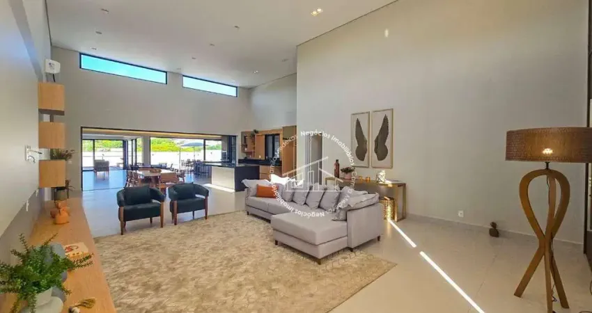 Casa com 5 suítes e espaço gourmet no condomínio parque xapada – itu/sp