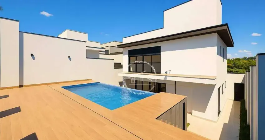 Casa com 3 suítes disponível para venda e locação no condomínio residencial una, itu