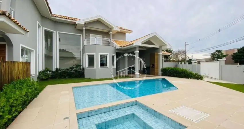 Casa de alto padrão com piscina no condomínio parque xapada – venda e locação