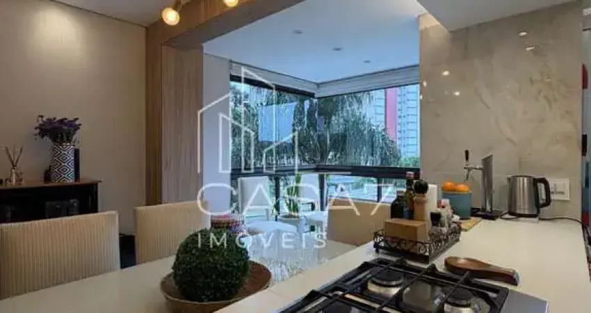 Apartamento mobiliado no ecoville, 3 quartos em condomínio com área de lazer completa