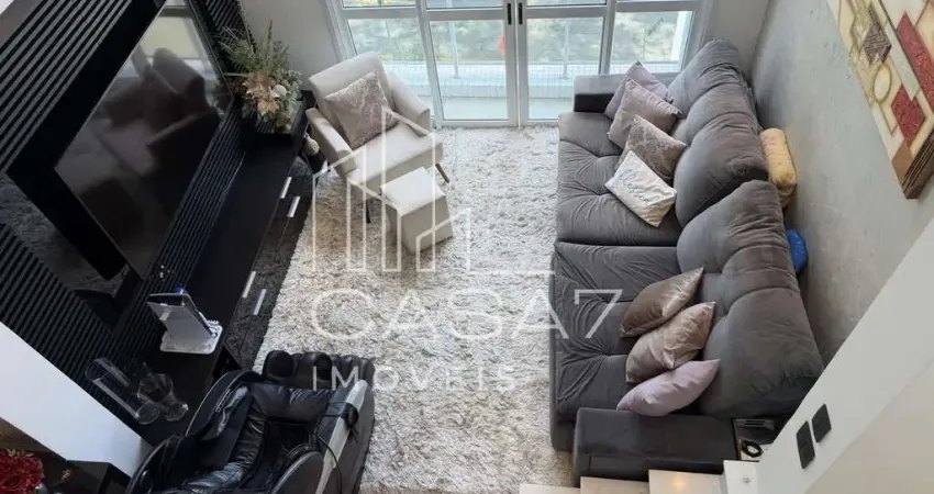 Linda cobertura  com 163 ㎡ privativos, 2 suítes e 2 vagas, em condomínio com piscina