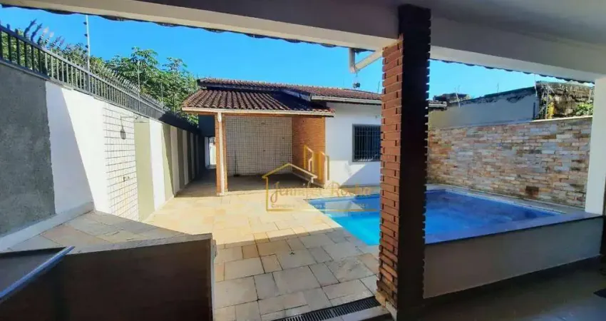 Casa  700 mts da praa com 2 dormitórios à venda, 170 m² por r$ 450.000 - jardim icaraiba - peruíbe/sp