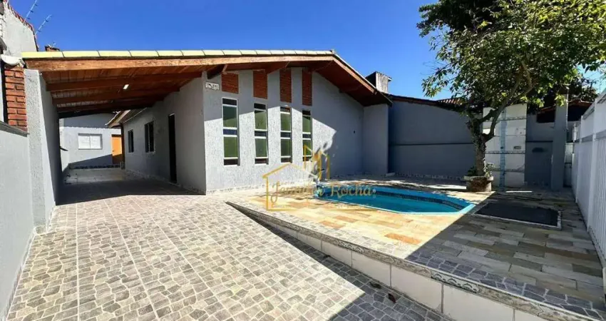 Casa com 2 dormitórios à venda, 235 m² por r$ 450.000,00 - balneário três marias - peruíbe/sp