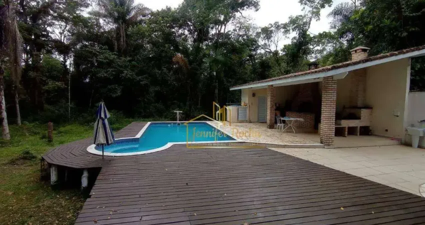 Casa com 3 dormitórios à venda por r$ 700.000 - balneário garça vermelha - peruíbe/são paulo