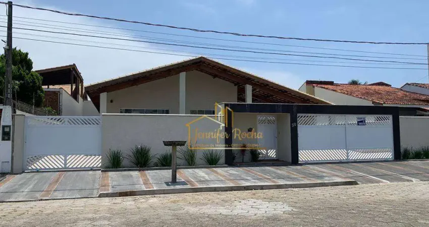 Casa com 4 dormitórios à venda, 233 m² por r$ 1.690.000,00 - balneário oásis - peruíbe/sp
