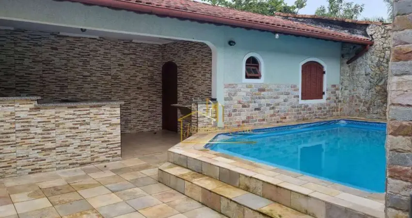 Casa com 3 dormitórios à venda, 150 m² por r$ 520.000,00 - estância balneária belmira novaes - peruíbe/sp