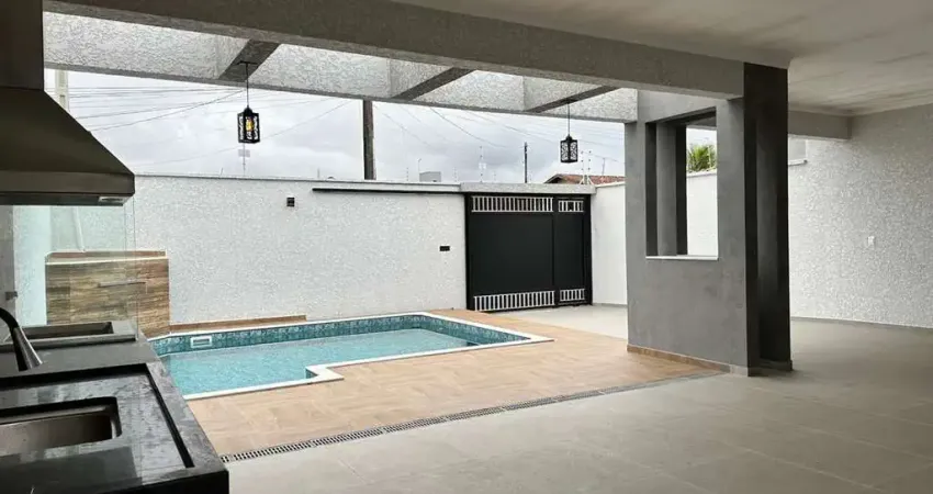 Oportunidade casa arquitetura moderna área gourmet com piscina r$ 750.000.00