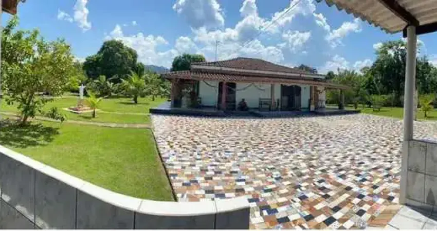 Chácara com 2 dormitórios à venda, 3000 m² por r$ 550.000,00 - estância bambu - peruíbe/sp