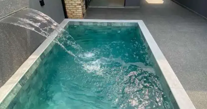 Casa nova com 2 dormitórios à venda, 85 m² por r$ 425.000 - flora rica ii - peruíbe/sp