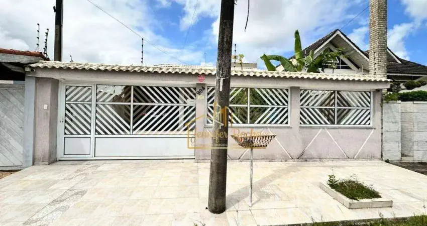 Casa com 3 dormitórios à venda, 167 m² por r$ 550.000,00 - balneário três marias - peruíbe/sp