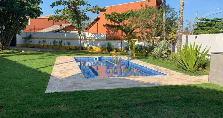 Casa com 4 dormitórios à venda, 500 m² por r$ 2.200.000,00 - cidade balneária peruibe-scipel - peruíbe/sp