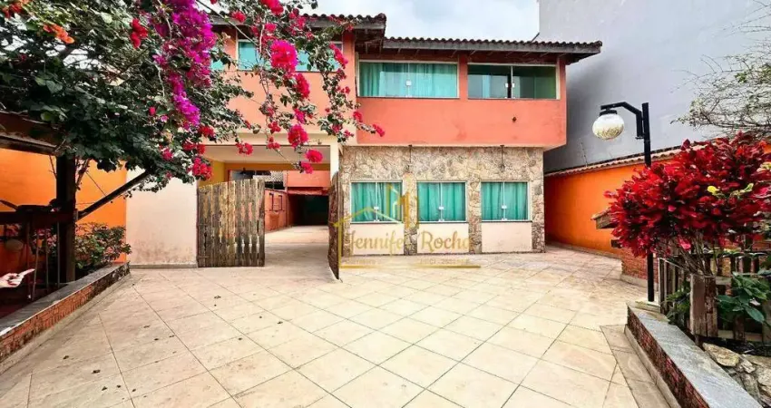 Sobrado com 4 dormitórios, 276 m² - venda por r$ 950.000,00 ou aluguel por r$ 5.278,71/mês - bal arpoador - peruíbe/sp