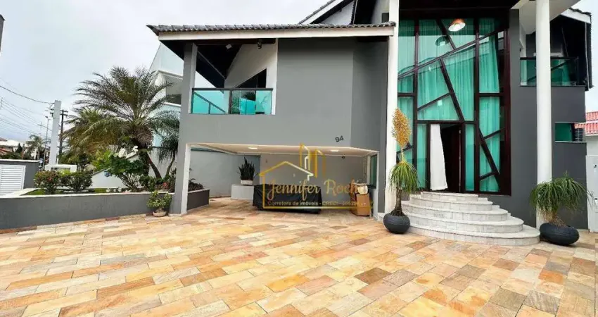 Sobrado com 4 dormitórios à venda, 250 m² por r$ 2.300.000,00 - bougainvillee i - peruíbe/sp