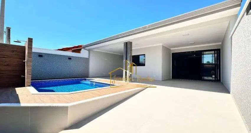 Casa com 3 dormitórios à venda, 146 m² por r$ 850.000 - parque balneário oásis - peruíbe/sp