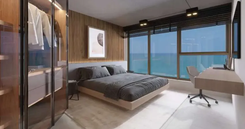 Apartamento de luxo à venda em recife, pina, com 1 quarto, 45m²