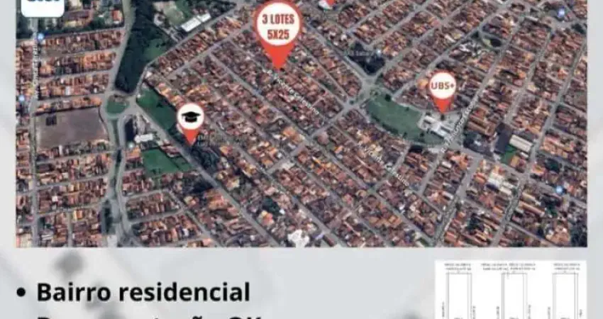 Terreno à venda, 125 m² por r$ 85.000,00 - jardim mourisco - taubaté/sp
