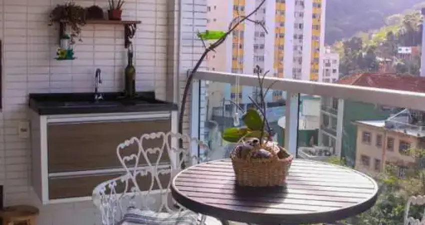 Apartamento para venda em santos, josé menino, 2 dormitórios, 1 suíte, 3 banheiros, 1 vaga