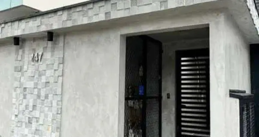 Casa sobreposta para venda em santos, ponta da praia, 2 dormitórios, 2 suítes, 3 banheiros, 2 vagas