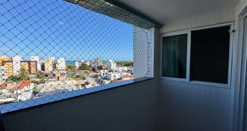 Apartamento mobiliado no jardim oceania com 2 quartos e vista para o mar