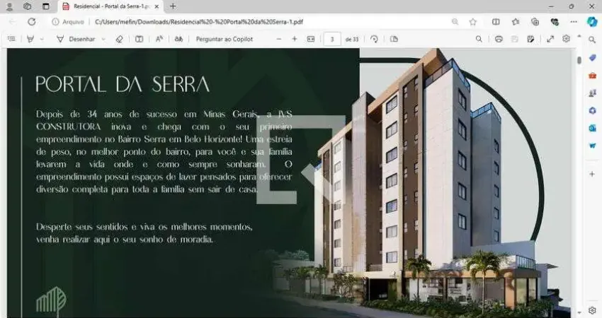 Apartamento para Venda - Serra, 2 Quartos,  53 m² - Belo Horizonte