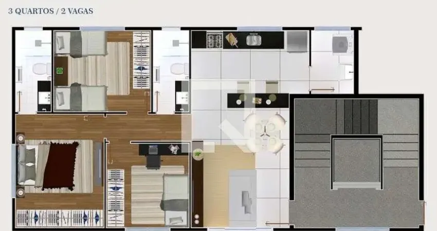 Apartamento para Venda - Salgado Filho, 3 Quartos,  75 m² - Belo Horizonte