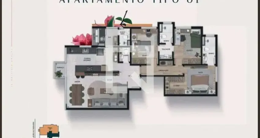 Apartamento para venda - sion, 3 quartos,  109 m² - belo horizonte