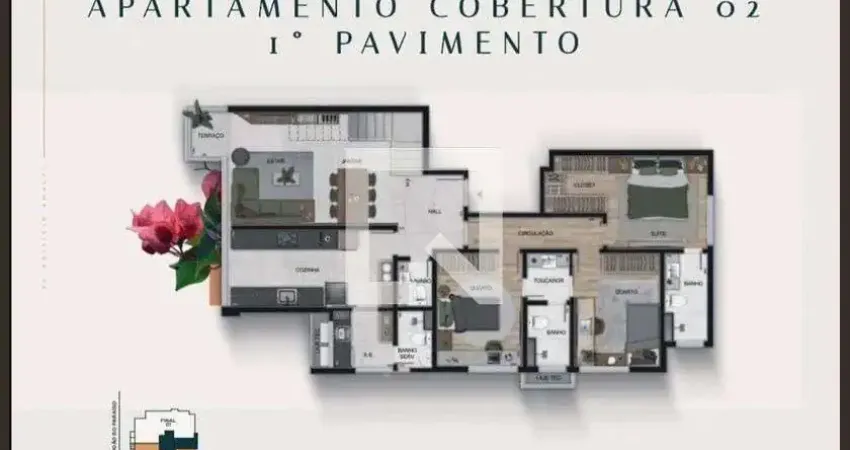 Cobertura para venda - sion, 3 quartos, 219 m² - belo horizonte