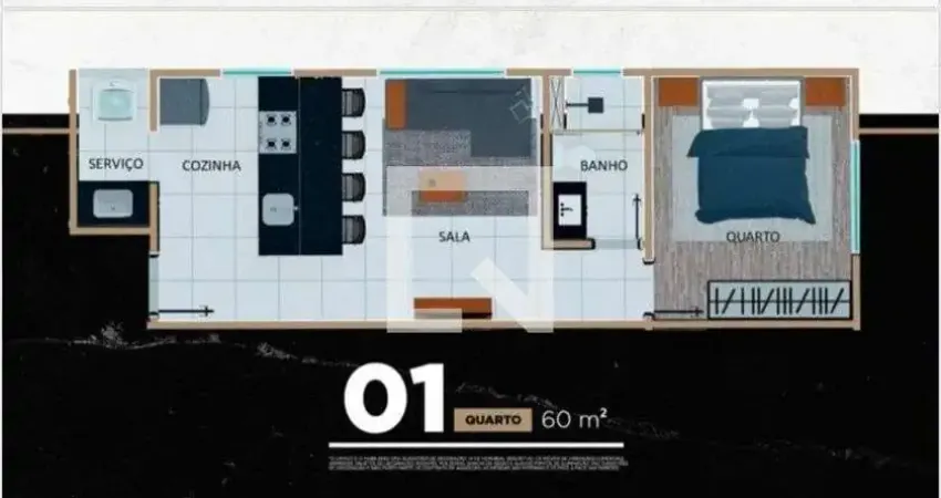 Apartamento para Venda - Barro Preto, 1 Quarto,  38 m² - Belo Horizonte