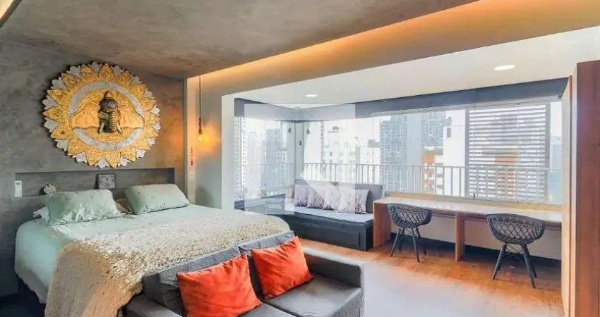 Kitnet / stúdio para venda - chácara santo antonio, 1 quarto, 35 m² - são paulo