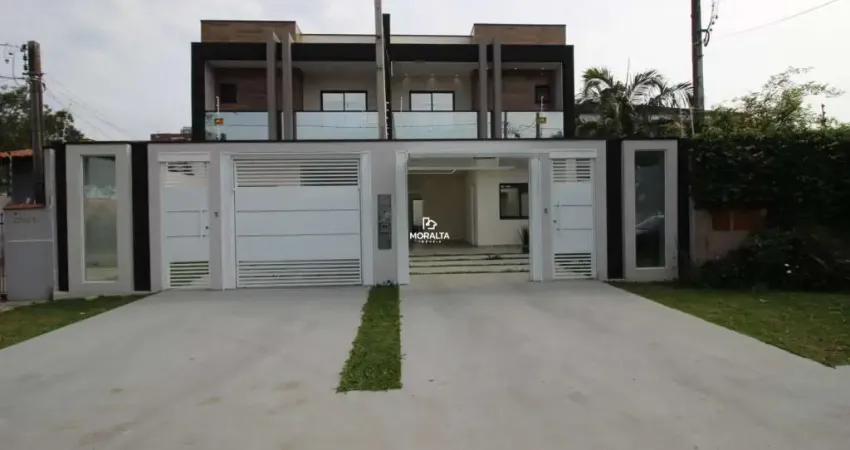 Excelente sobrado com faxada moderna na região central com 03 suítes