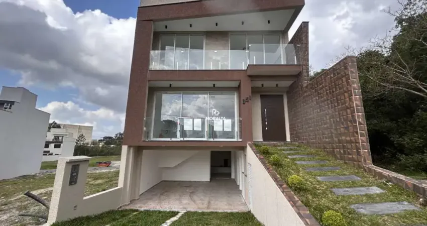 Sobrado em condomínio com subsolo e suíte - costeira - são josé dos pinhais/pr