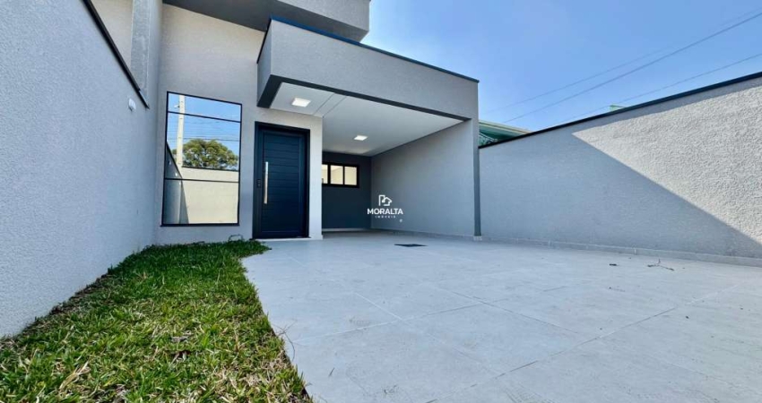 Casa Nova no Jardim Cruzeiro Com 3 quartos Sendo Uma Suite