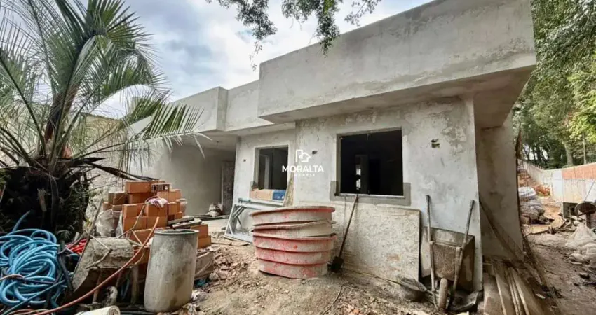 Casa nova com 3 quartos em terreno individual no bairro santo antônio