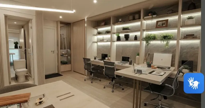 Sala comercial em moema – mobiliada de alto padrão, pronta para uso.