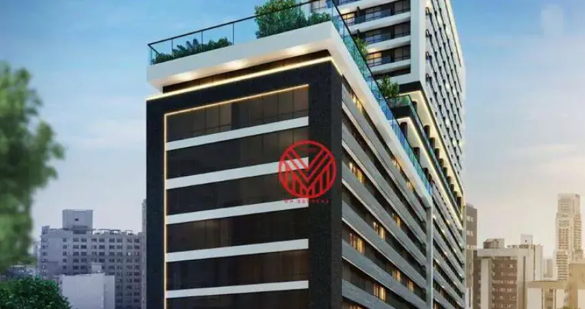 Studio com 1 dormitório à venda, 17 m² por r$ 319.000,00 - batel - curitiba/pr